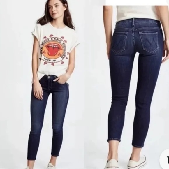 Mother Denim the looker here kitty kitty Low Rise Jeans 27 - Picture 1 of 8